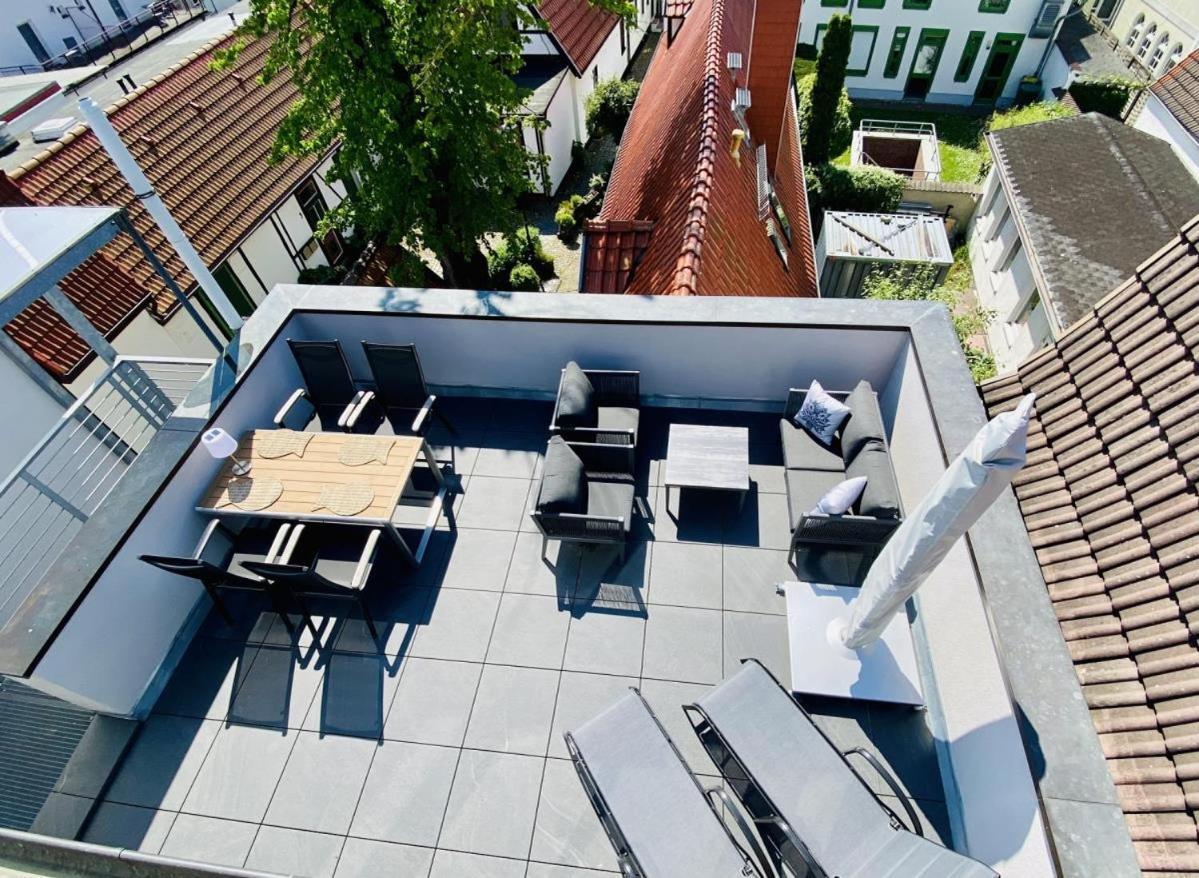 Sonnenschein, direkt am Alten Strom Rostock Exterior foto